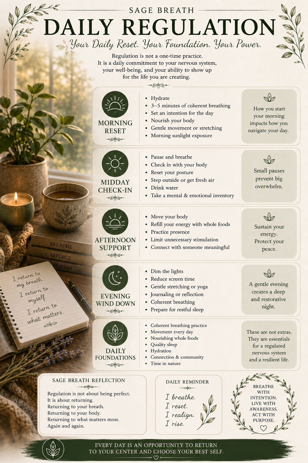 Daily Regulation Workbook