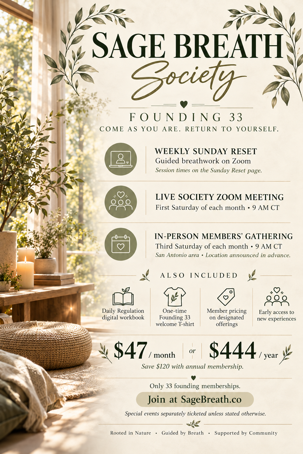Sage Breath Society - Founding 33